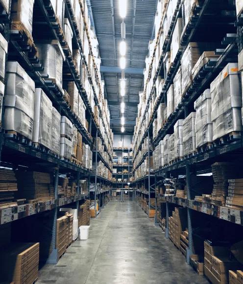 Bild på ett lager
