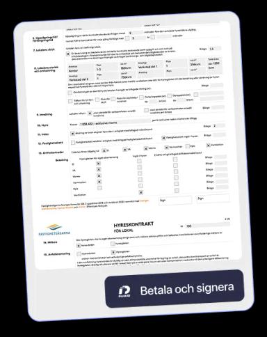 Sign contract example